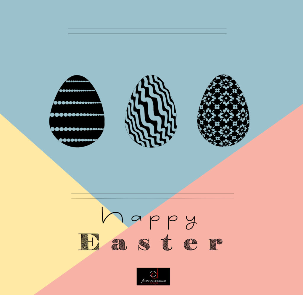 happy easter by athena katsoulieri