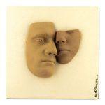 Γλυπτό Mask Brown (Virus Ceramicus)