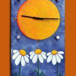 Ρολόι τοίχου ''Daisies'' (NiktheBiz artwork)
