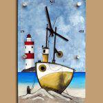 Ρολόι τοίχου ''Lighthouse'' (NiktheBiz artwork)