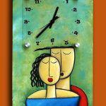 Ρολόι τοίχου ''Couple'' (NiktheBiz artwork)