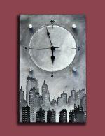 Ρολόι τοίχου ''Grey City'' (NiktheBiz artwork) - Image 2