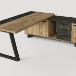 ΔΙΕΘΥΝΤΙΚΟ ΓΡΑΦΕΙΟ DELTA 180X90 με ΠΛΕΥΡΙΚΟ 200Χ50